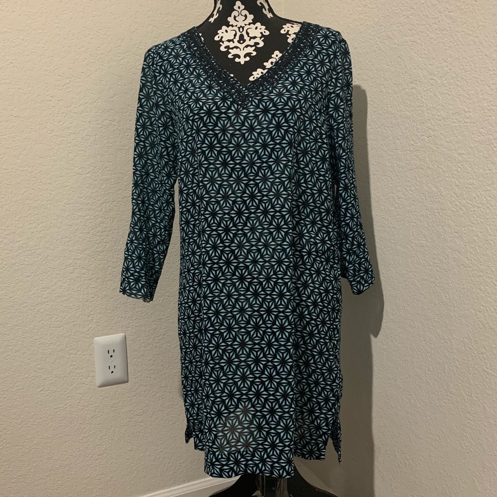 Landās End sheer tunic top/ dress